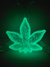 Load image into Gallery viewer, Cannibus Shaped Glow in the Dark Ashtray
