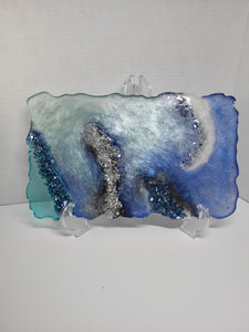 "Submerged in Blue" Tray