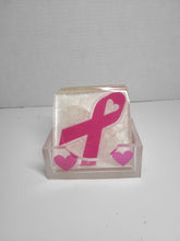 Load image into Gallery viewer, Breast Cancer Awareness Coaster Set
