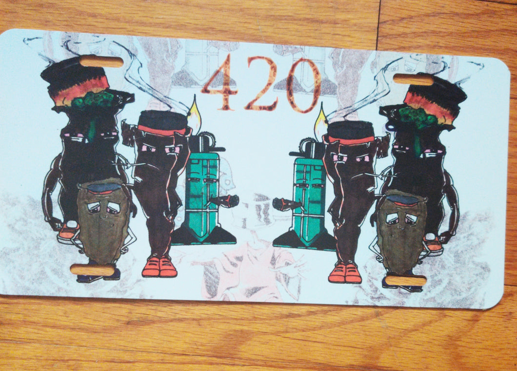 Weed friends Plate